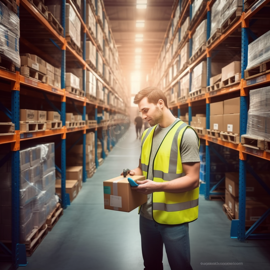 a_young_worker_with_a_scanner_takes_goods_from__ea7fcdb1-4afd-4422-8b09-82eb5617b2ac